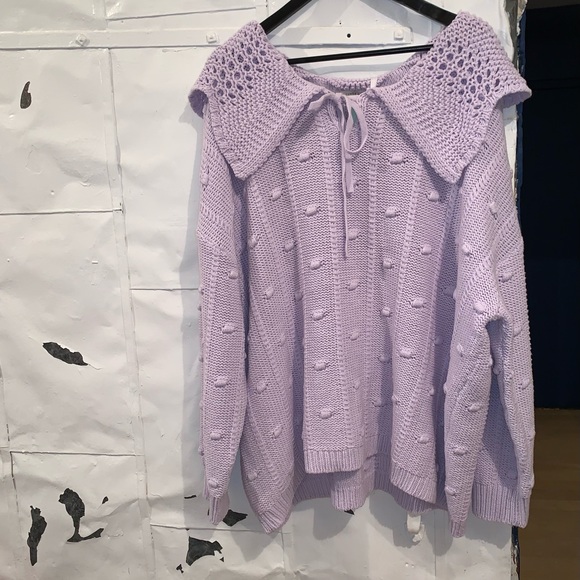 Sandy Liang collared sweater Plus - Picture 2 of 9